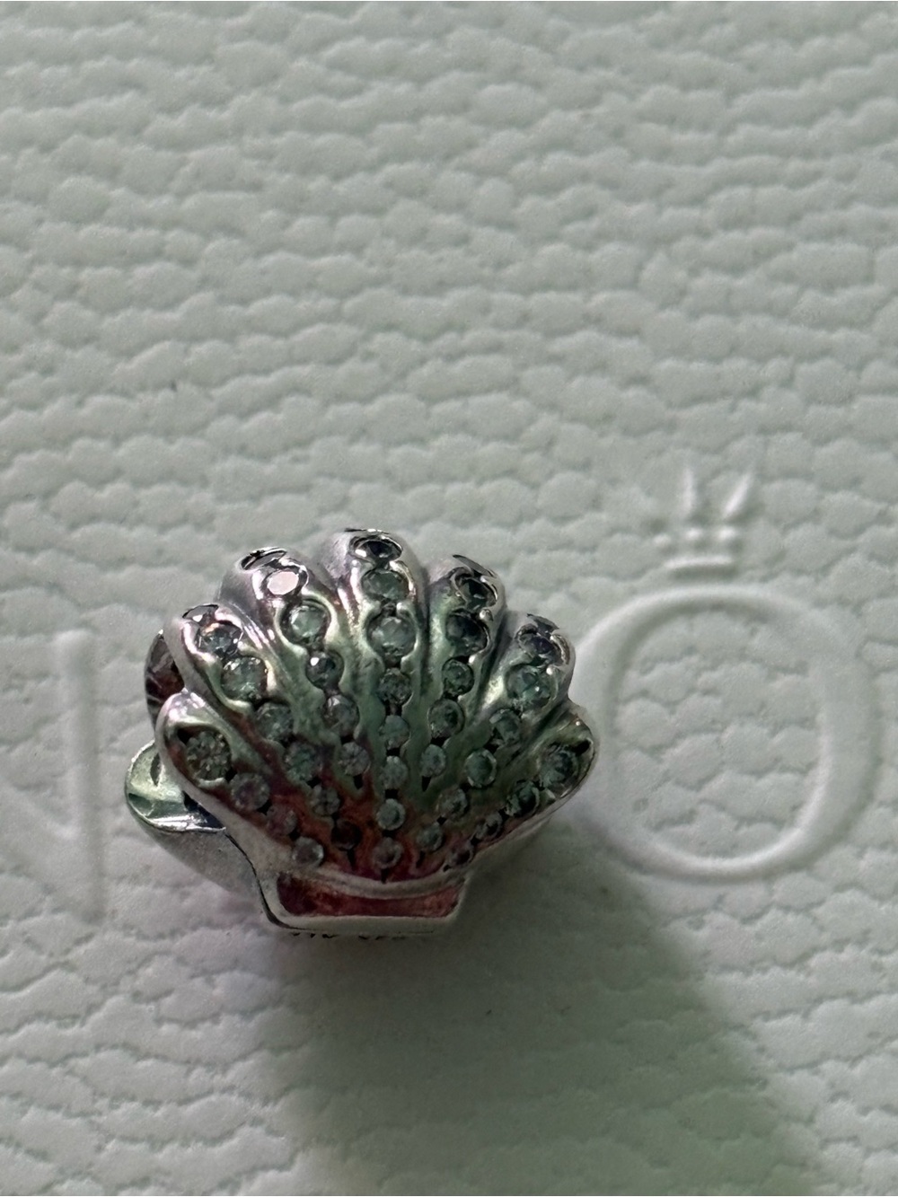 Pandora Ariel’s Shell Charm with Sparkle Accents